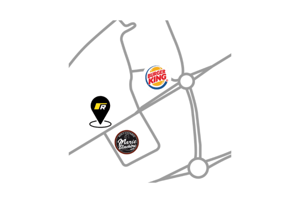 Carte du plan d'accès de l'agence Référence Pare-Brise Essey-lès-Nancy