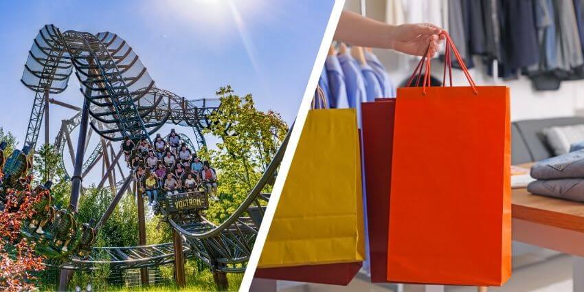 Parc d'attraction et shopping