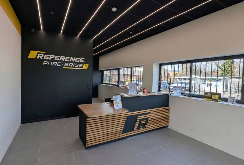 Comptoir d'accueil de l'agence Référence Pare-Brise Dorlisheim