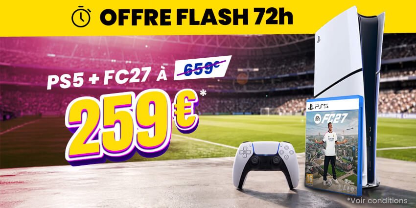 Offre remplacement pare-brise : jusqu'à 400€ de remise sur PS5 Slim