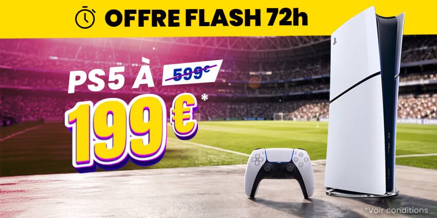 Offre remplacement pare-brise : jusqu'à 400€ de remise sur PS5 Slim