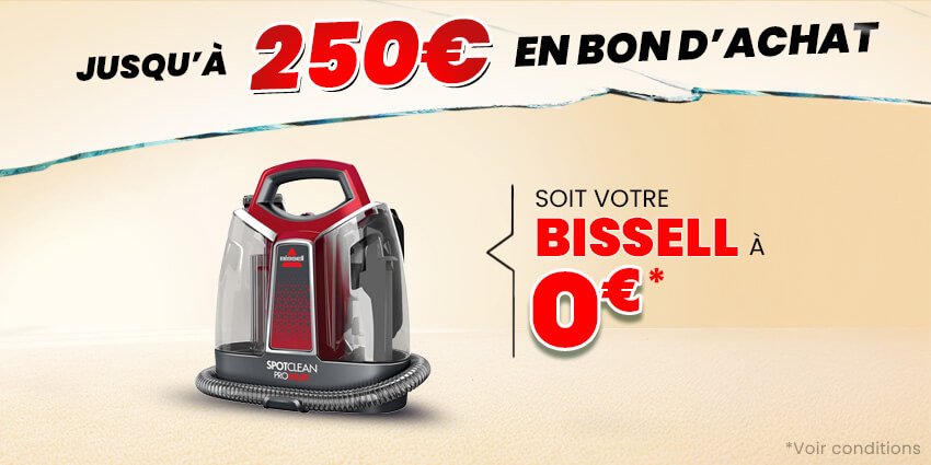 Offre remplacement pare-brise : Bissell offert