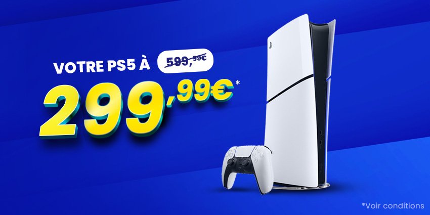 Offre remplacement pare-brise : jusqu'à 300€ de remise sur PS5 Slim