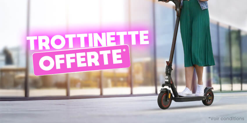 Offre remplacement pare-brise : jusqu'à 250€ sur votre trottinette électrique